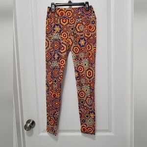 LuLaRoe Multicolor Mandala Print Leggings